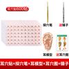 Fábrica de Parches para Acupuntos de Oreja Semillas Wangbuliuhe Suministros Parche de Bolitas de Presión para la Oreja Modelo de Oreja de Acupuntura de Medicina Tradicional China Parche Estimulador de Presión en la Oreja con Bolita Magnética
