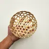 Taza de Bambú Tejido Hecha a Mano de Moda para Té de Leche Cesta de Bambú Taza de Té de Leche Cesta de Bambú de Moda Cubierta para Taza de Té de Leche Cubierta de Taza Tejida de Bambú