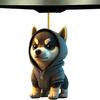 2023 nueva serie de lindos perros navideños, adornos para árboles de Navidad, colgante acrílico para coche