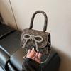 Bolsa Mini Laço de Alta Qualidade 2025 Versátil Moda Ombro Transversal Bolsa para Batom
