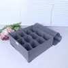 Caja de almacenamiento plegable con tapa, caja para ropa interior de tela no tejida cepillada impresa, compartimento, artefacto de almacenamiento para ropa interior y calcetines
