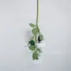Tecido de Rosa Artificial com Bordas Triangulares Enroladas, Cabeças de Flores para Arranjos Florais, Coroas e Flores Decorativas, Atacado para Casamentos, Estilo Fresco e Simples