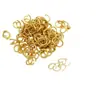 Alta Retención de Color Oro Mate Arena Antigua Oro Anillo Abierto Collar Pulsera Conexión Anillo Cerrado Accesorios de Joyería DIY Hebilla