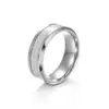Anillos Populares Europeos y Americanos para Parejas de Amazon, Anillos Giratorios de Acero de Titanio para Aliviar el Estrés, Venta al por Mayor de Fábrica de Joyería