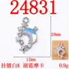 Colgante Dulce Fresco Luna Estrella Alrededor de Planeta Joyería Hecha a Mano DIY Pulsera Collar Pendientes Material Accesorios