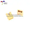 Espaciado 2.54mm tapa de puente bloque cortocircuito bloque pin conexión bloque negro Amarillo Azul Rojo (100)