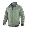 Nova jaqueta casual de comércio exterior transfronteiriço masculina fábrica Amazon direto primavera e outono esportes cor sólida jaqueta masculina masculino
