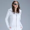 Nuevo Traje de Yoga para Mujer Sudadera con Cremallera Cárdigan de Terciopelo Plus Traje Deportivo Casual Ajustado Ropa de Fitness para Exteriores