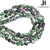 Jinghui Accesorios para Joyería DIY Cuentas Sueltas Tesoro Natural Rojo Verde con Forma 4m-8m Joyería Semiacabada Hecha a Mano Irregular