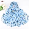 Otoño e invierno Nuevo Clásico que combina con todo hilo de alta calidad estampado para mujer bufanda transpirable ligera protector solar bufanda de viaje