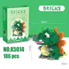 Bloques de Construcción Transfronterizos Caja Pequeña Juguetes Educativos de Ensamblaje para Niños Bloques de Construcción de Micropartículas de Dibujos Animados Recuerdos Premios para Estudiantes