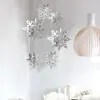 Decoración Colgante de Copo de Nieve Tridimensional de Invierno para Año Nuevo Nochebuena Aula Decoración de Empresa Suministros para Fiestas