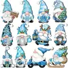 Venta al por mayor de fábrica Transfronterizo Navidad Gnomo Lindo Anciano Árbol de Navidad Decoraciones para el Jardín Festivo Adornos de Madera