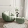 Sofá nórdico perezoso, popular silla de calabaza individual de tatami, sofá pequeño para apartamentos pequeños, dormitorio, balcón, reclinable de ocio