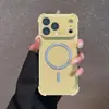 Adequado para Capa de Celular Magnética com Carregamento Magnético Padrão Diamante de Couro para Apple 17Promax Iphone16 Capa Protetora de Alta Qualidade 14