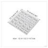 Molde de silicona para colgante con forma de gota de cristal DIY, gota ovalada, arco, cabeza de hongo, pendiente