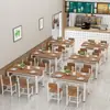 Mesa de comedor y sillas para restaurante, rectangulares, para uso doméstico, desayunadores, loncherías y establecimientos comerciales; juegos de mesa y sillas para comedor
