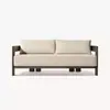 Sofá de Aleación de Aluminio para Exteriores, Combinación de Muebles de Diseñador Completamente de Aluminio para Patio, Hotel, Villa, Jardín, Ocio, Casa de Huéspedes