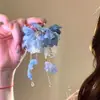 Pendientes de Borlas y Flores de Hada de Verano para Mujer, Nuevo Estilo Popular, Pendientes Largos de Alta Gama, Accesorios de Estilo Vacacional Puro Deseo