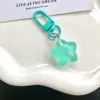 Lindo Ins Girly Corazón Tridimensional Gelatina Estrella de Cinco Puntas Llavero Suave Lindo Gordito Rosa Colgante de Bolso Colgante