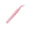 Pinzas para Pestañas Postizas, Pinzas de Mano, Pinzas de Codo Engrosadas, Pinzas de Codo para Pestañas Postizas de Acero Inoxidable, Pinzas para Pestañas Postizas
