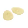 Almohadillas de silicona para el antepié para tacones altos, plantillas de media talla para mujer, engrosadas, antideslizantes, cómodas para los pies, plantillas de media longitud, color sólido