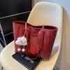 Bolso Transfronterizo de Gran Capacidad para Mujer 2024 Nuevo Estilo Simple Moda Hombro Axila Bolso de Alta Gama Combinable Bolso General