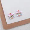 Brincos de Dança do Leão Acessórios para Nail Art DIY Desenho Animado Estilo Chinês Dança do Leão Unhas Postiças Acessórios de Resina DIY Feito à Mão