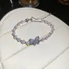 Pulsera Barroca Exquisita de Flor de Zircón y Perla Redonda, Pulsera de Lujo Ligero y Gama Alta, Joyería de Mano Dulce Retro Francesa