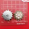 Laço Geométrico Estrela Strass Pérola Estilo Chanel Acessórios Plásticos Grampo de Cabelo DIY Capa de Celular Acessórios para Tamanco