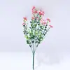 Flores Artificiais Flor de Macieira Mosquitinho Amazon Planta Verde Decorativa em Vaso Enfeites Arranjo de Flores Pendurado na Parede Casa Jardim Flores Artificiais