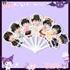 Abanico Plegable de Siete Varas Zhang Guiyuan Abanico Plegable Concierto Debe Apoyar Alrededores Debe Apoyar TikTok Mismo