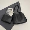Bolso Tipo Cubo de Gran Capacidad para Mujer 2024 Nuevo Bolso de Hombro Cruzado de Moda Bolso Tote Texturizado Bolso de Clase para Estudiante