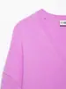 Comercio Exterior Transfronterizo Otoño e Invierno 2026 Moda Estilo Europeo y Americano Ropa de Mujer Suéter de Punto Versátil de Manga Larga con Cuello en V de Color Sólido