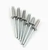 En Stock Remaches Ciegos Semi-Acero 304/45A Remaches Ciegos Tipo Abierto Cabeza Plana Redonda M3~M4.8