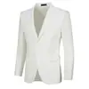 Nueva Chaqueta de Traje Formal para Hombre de Doble Botón y Solapa Simple de Comercio Exterior Transfronterizo, Estilo Coreano, Traje Casual de Negocios Ajustado para Hombres Jóvenes, Ropa Formal para Hombre