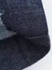 Vestido Midi de Mezclilla para Mujer Estilo Europeo y Americano Nuevo Primavera 2026 Color Sólido Sin Mangas con Abertura Decorado con Dorado