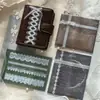 Paquete de Pegatinas de Tira Larga con Tinta Blanca PET de Momo, Hecho a Mano para Niñas, Material Decorativo con Patrón Europeo, Pegatinas para Diario Guka