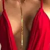 WMS Nueva Cadena de Cuerpo de Metal con Cadena de Hojas Sexy Moderna Hecha a Mano Nuevo Accesorio Transfronterizo Europeo y Americano