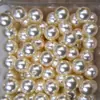Cristal Branco Australiano Vidro Pérola Meio Furada Acessórios DIY Brincos para Rostos Redondos Anéis Pulseiras Brincos Joias Outono e Inverno