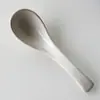 Langting Home Colher Pequena Simples Esmaltada de Forno Criativa Cerâmica Doméstica Colher Pequena para Sopa Colher de Sopa Colher Pequena para Arroz