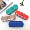 Estuche para Gafas, Caja de Hierro PU con Pintura en Spray Moderna y Personalizada, Estuche Portátil Anti-Presión para Estudiantes Miópicos, Suministro Directo del Fabricante y Personalizable