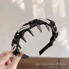 Diadema de estilo de cabello para la frente de caña alta 2026, versátil con dientes para un agarre antideslizante, diadema para lavarse la cara, colección de accesorios para el cabello para mujeres