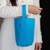 Super fábrica colorido en stock mini bolsa de lona portátil personalizada mano regalo lindo portátil lona logo impreso