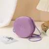 Bolso de Paja Bolso Tejido de Playa Nuevo Ingreso 2025 Estilo de Lujo Bolso Redondo Pequeño Tejido de Paja Bolso Cruzado para Teléfono Móvil Grande Mediano Pequeño