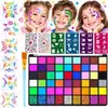 El esencial más vendido de Amazon para fiestas de Halloween: 42 pinturas faciales a base de agua para pintura corporal
