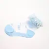Meias infantis lindas meias de renda japonesas malha de seda de vidro transparente Meias de cristal meninas meias de bebê atacado