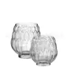 Frasco porta velas de vidrio, taza para vela perfumada, jarrón para planta suculenta hidropónica, recipiente de cera para decoración del hogar simple