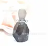 Fábrica Outlet Original Botella de Aceite Faceta de Diamante Piedra Natural Colgante de Aromaterapia Cristal Rosa Jade Botella de Perfume