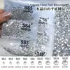 Flats Manicure Redondo Fundo Plano Cristal de Vidro Diamante Leque Rei Joias de Unha Diamante DIY Diamante Colorido 1440 Peças Atacado